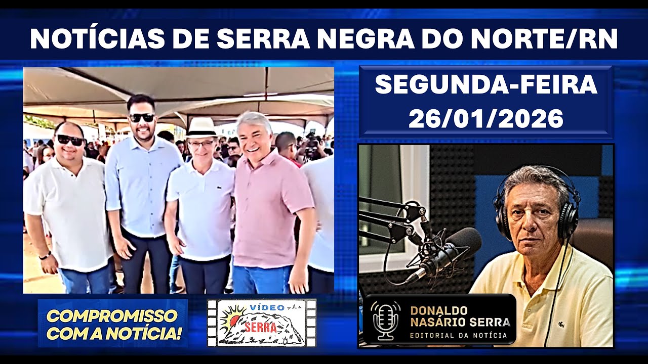 [ 26/01/2026 ] Lideranças de Serra Negra do Norte cobram pavimentação da BR 110 em evento no RN