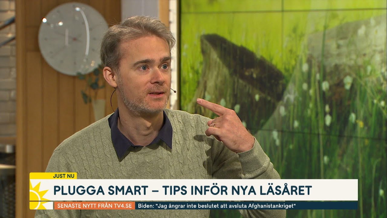 Skolstartsvecka - så pluggar du smart  | Nyhetsmorgon | TV4 & TV4 Play