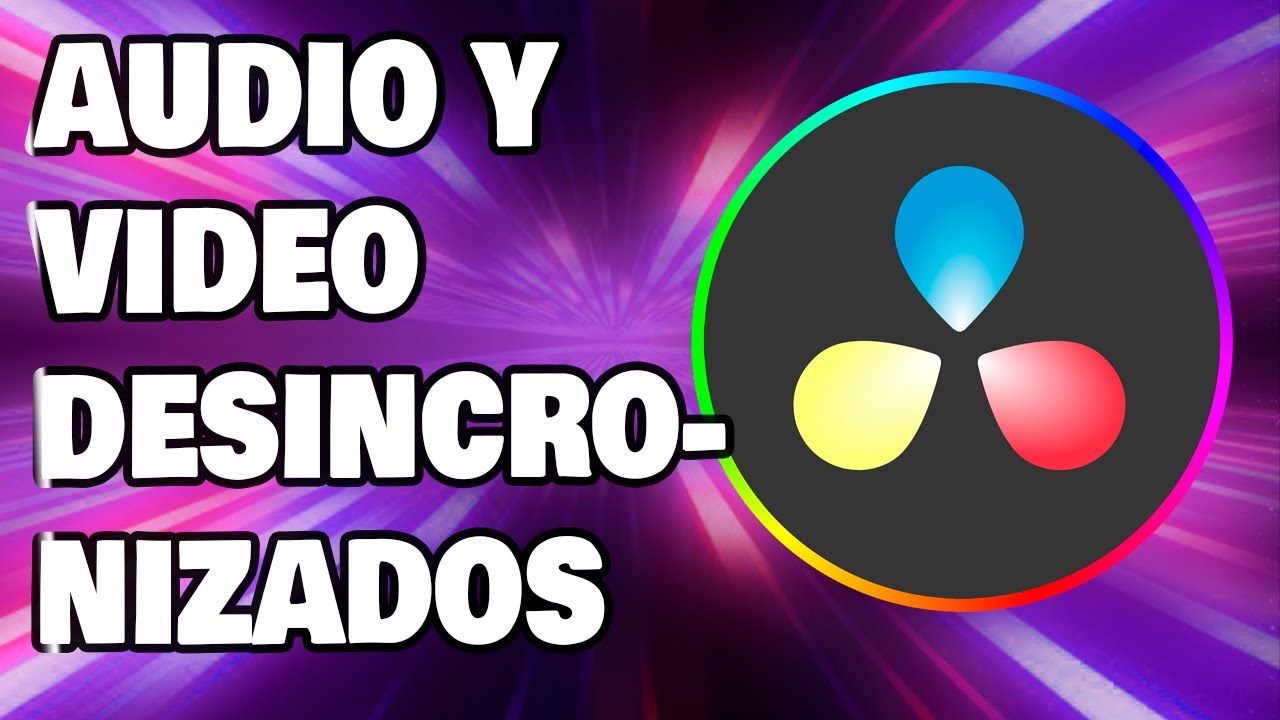 SOLUCIONAR AUDIO Y VIDEO DESFASADO, DESINCRONIZADO EN DAVINCI RESOLVE - Video da&ntilde;ado 2024 HD