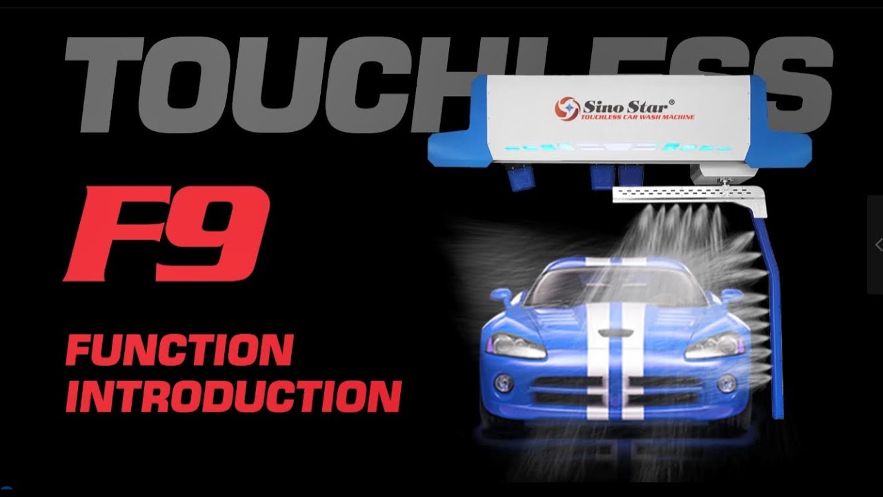 Sino Star Touchless 360 Car Wash Machine F9 Function Introduction