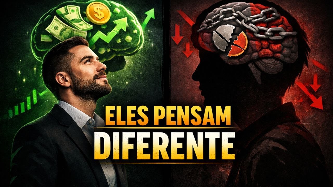 ELES PENSAM DIFERENTE 🧠💰 | Como os Ricos Enxergam o Dinheiro (Ninguém Te Ensina)