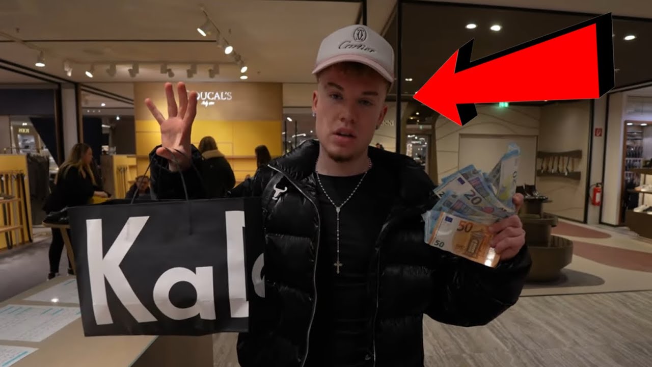 1000€ YOUTUBE-CHECK AUF ALTEN CHEF IM KADEWE GEFLEXED!😤💰