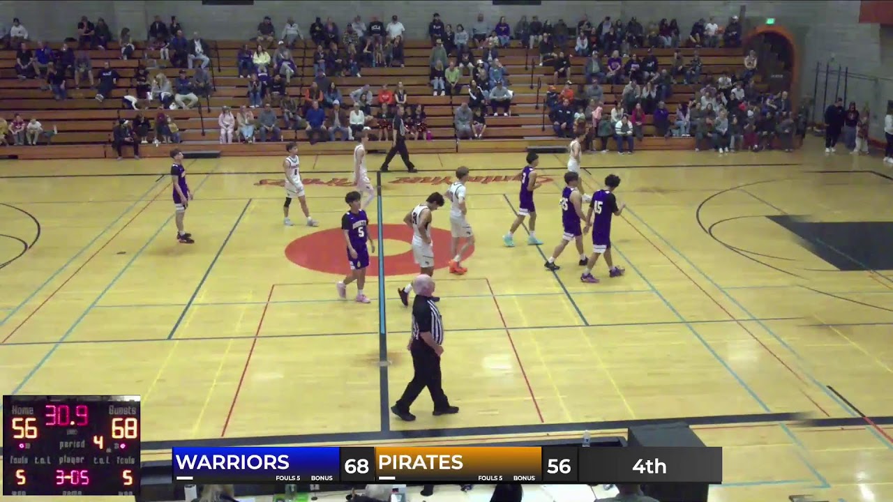Santa Ynez Pirates vs Righetti High School Boys' Varsity Basketball