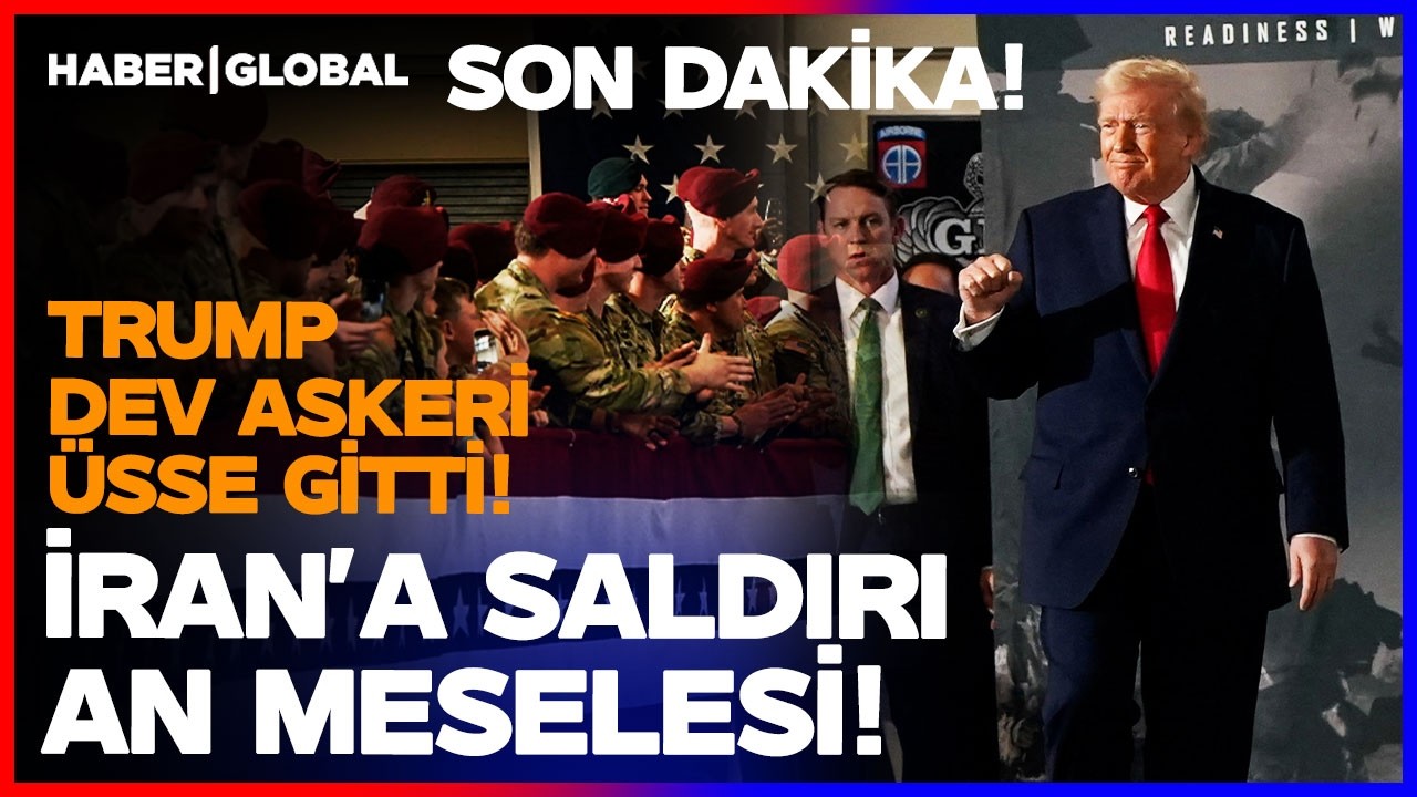 SON DAKİKA | HAMANEY TETİKTE! Trump Dev Askeri Üsse Gitti İran'a Saldırı An Meselesi!