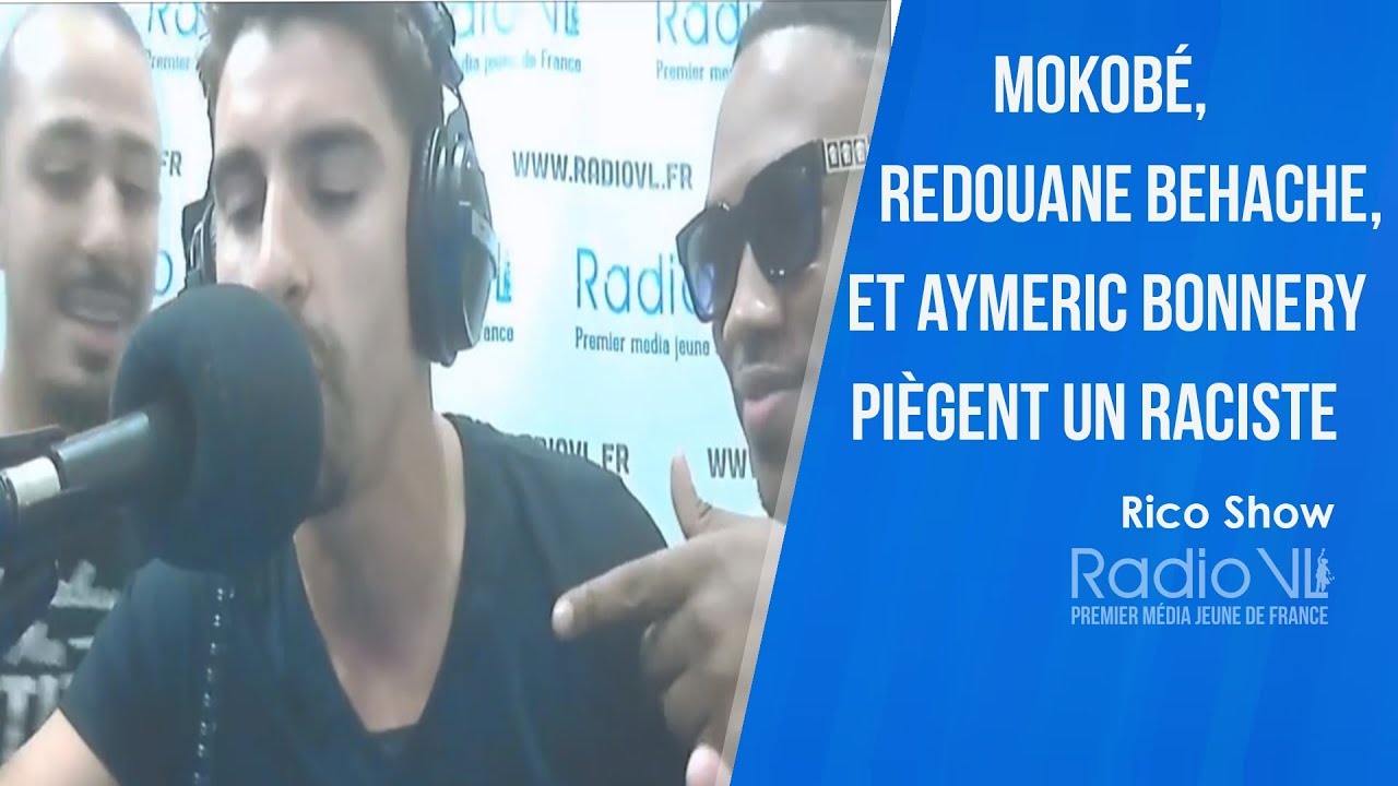 Mokobé, Rédouane Behache & Aymeric Bonnery piègent un raciste dans le #Ricoshow