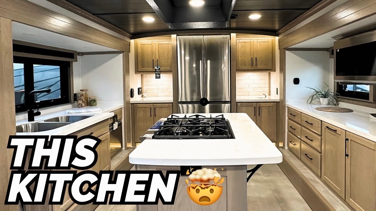 WOW!! This is an RV you could live in! 2024 Forest River Riverstone 421FK