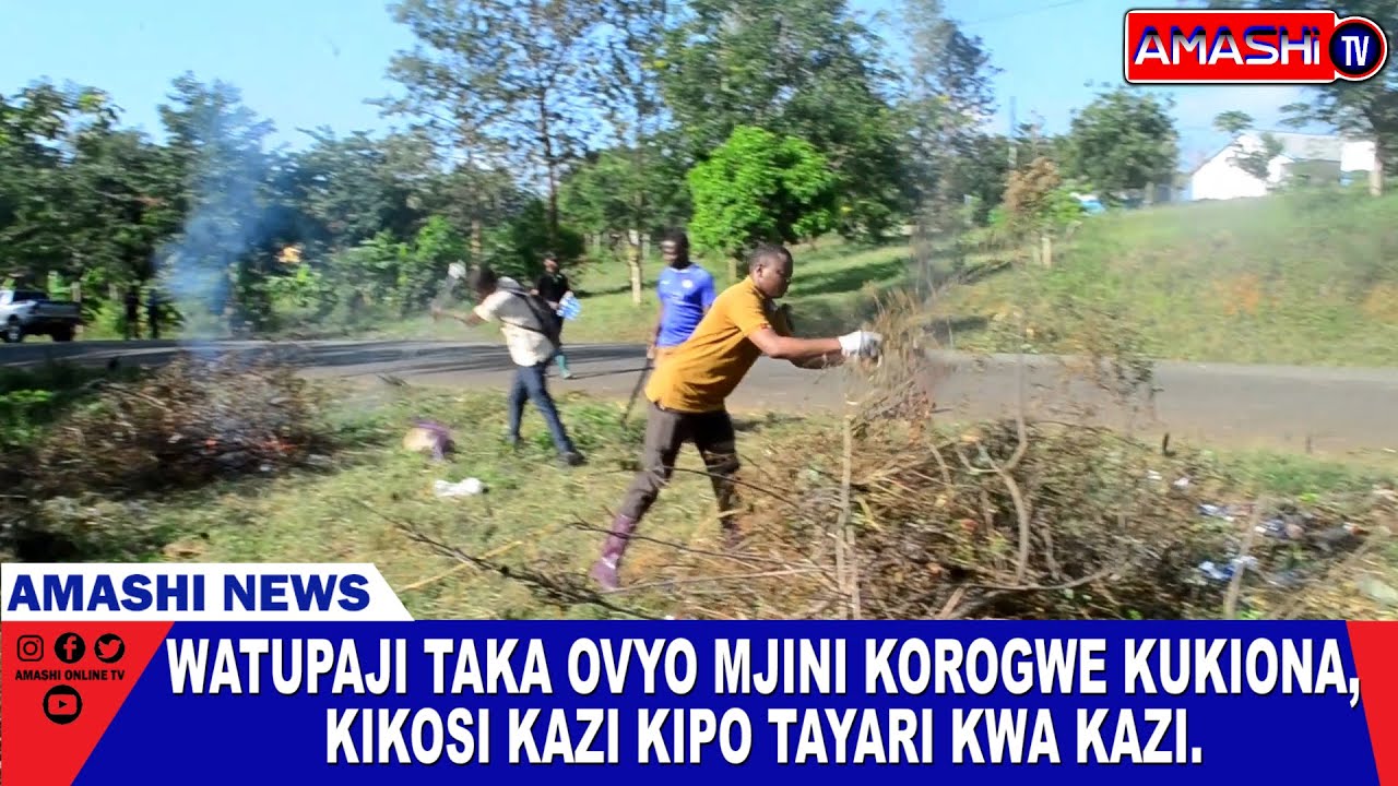 WATUPAJI TAKA OVYO MJINI KOROGWE KUKIONA, KIKOSI KAZI KIPO TAYARI KWA KAZI