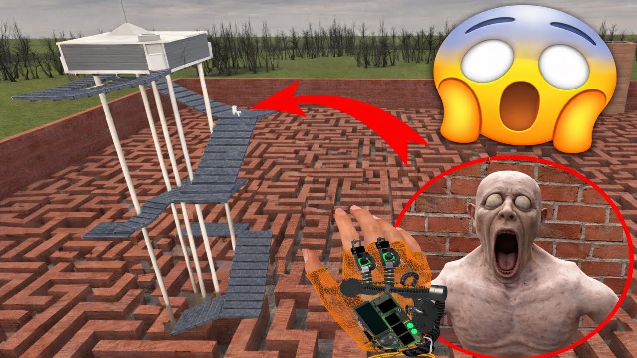 I Tried Escaping SCP-096 in a Dark Maze | Garry’s Mod Horror Gameplay