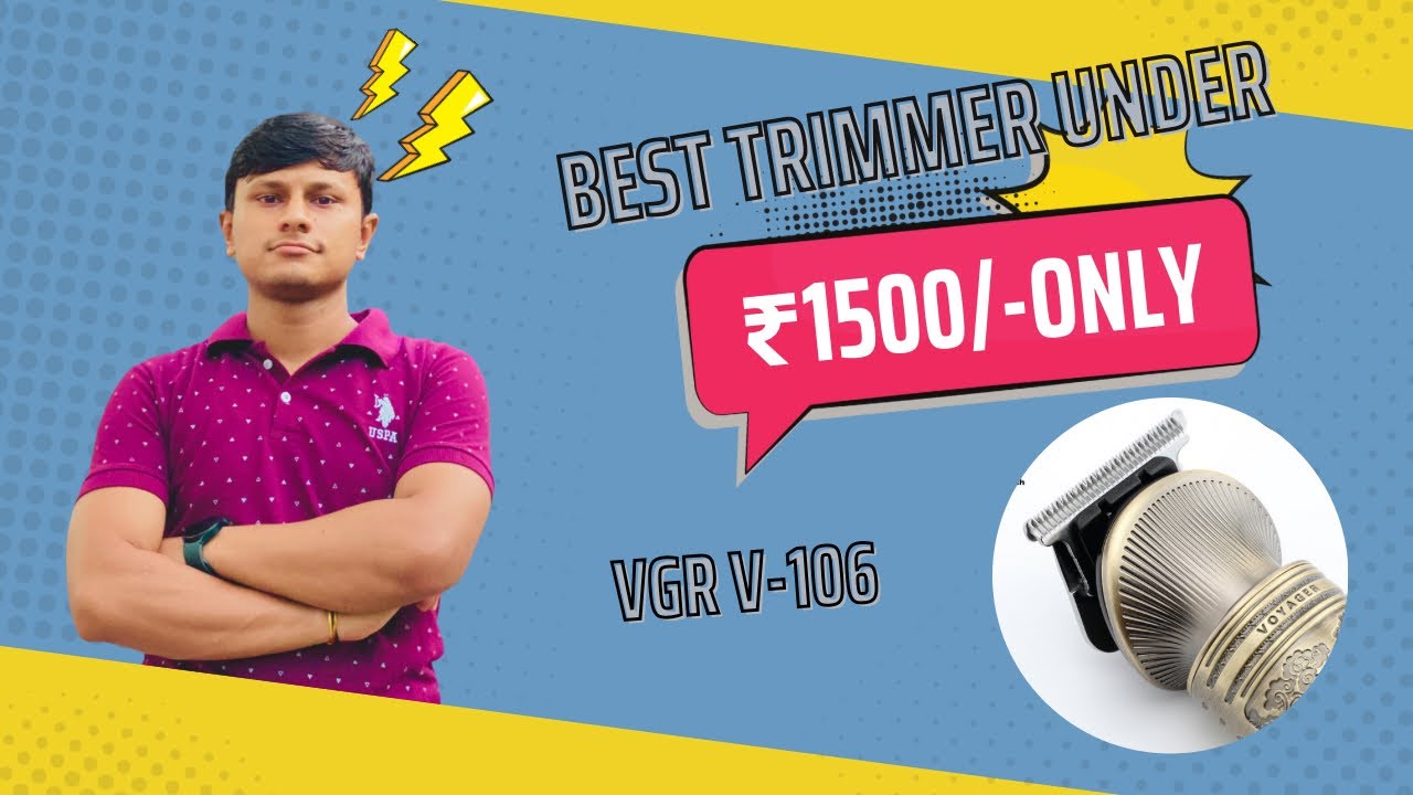 😲Best trimmer combo by VGR V-106 || इतने सस्ते में इससे अच्छा कुछ नहीं 🙀#trimmer #vgr #vgrtrimmer