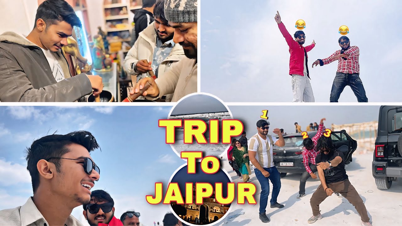 Trip To Jaipur ❤️😄|| Full Masti😂|| adarskolivlogs