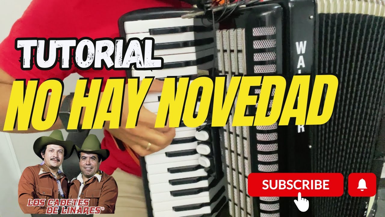No hay novedad - Tutorial acordeón de teclas