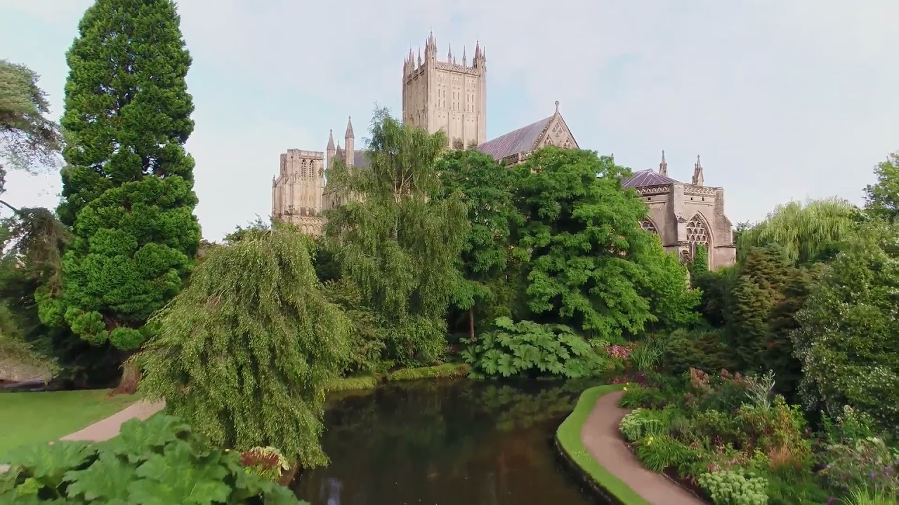 The Bishop's Palace & Gardens Drone Video