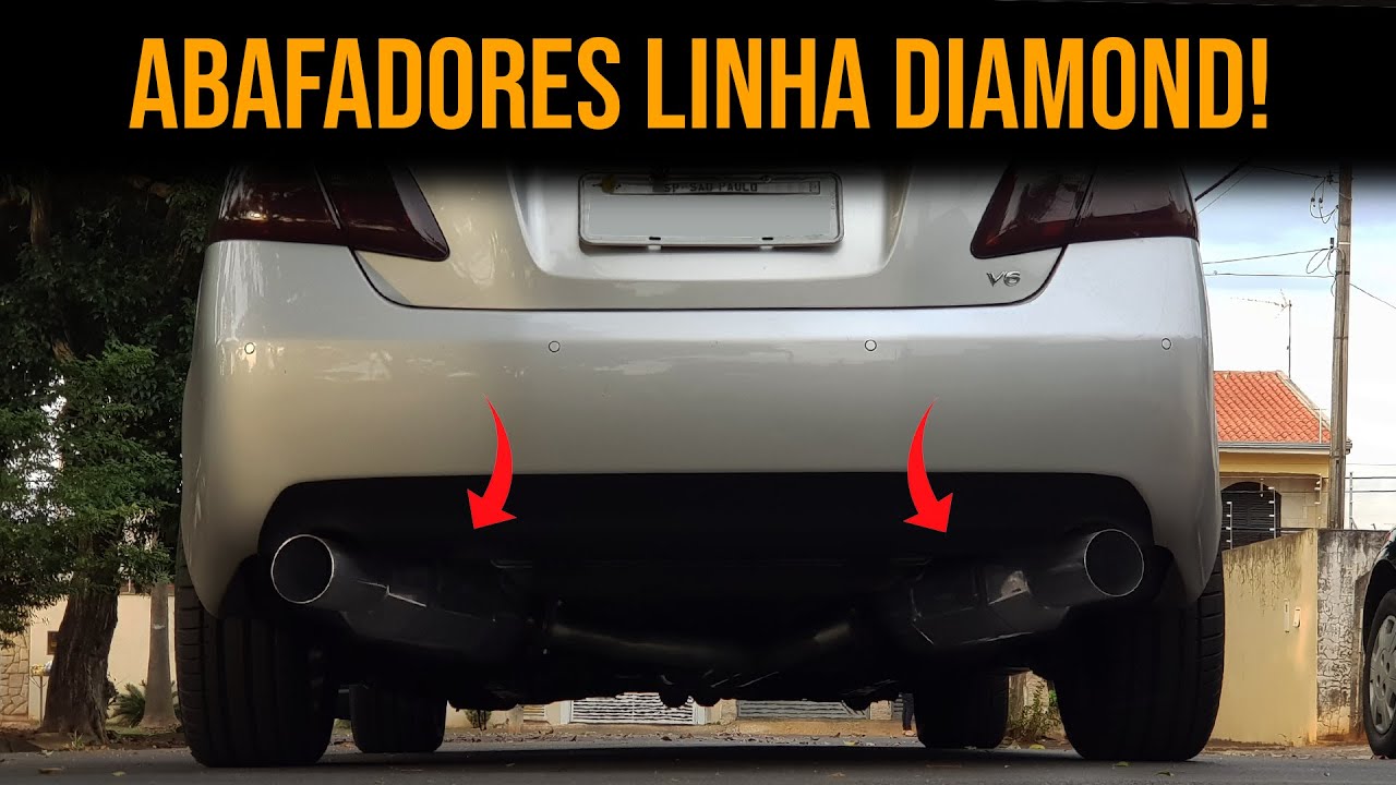 Acelerando com os abafadores das linhas Diamond e Extreme.