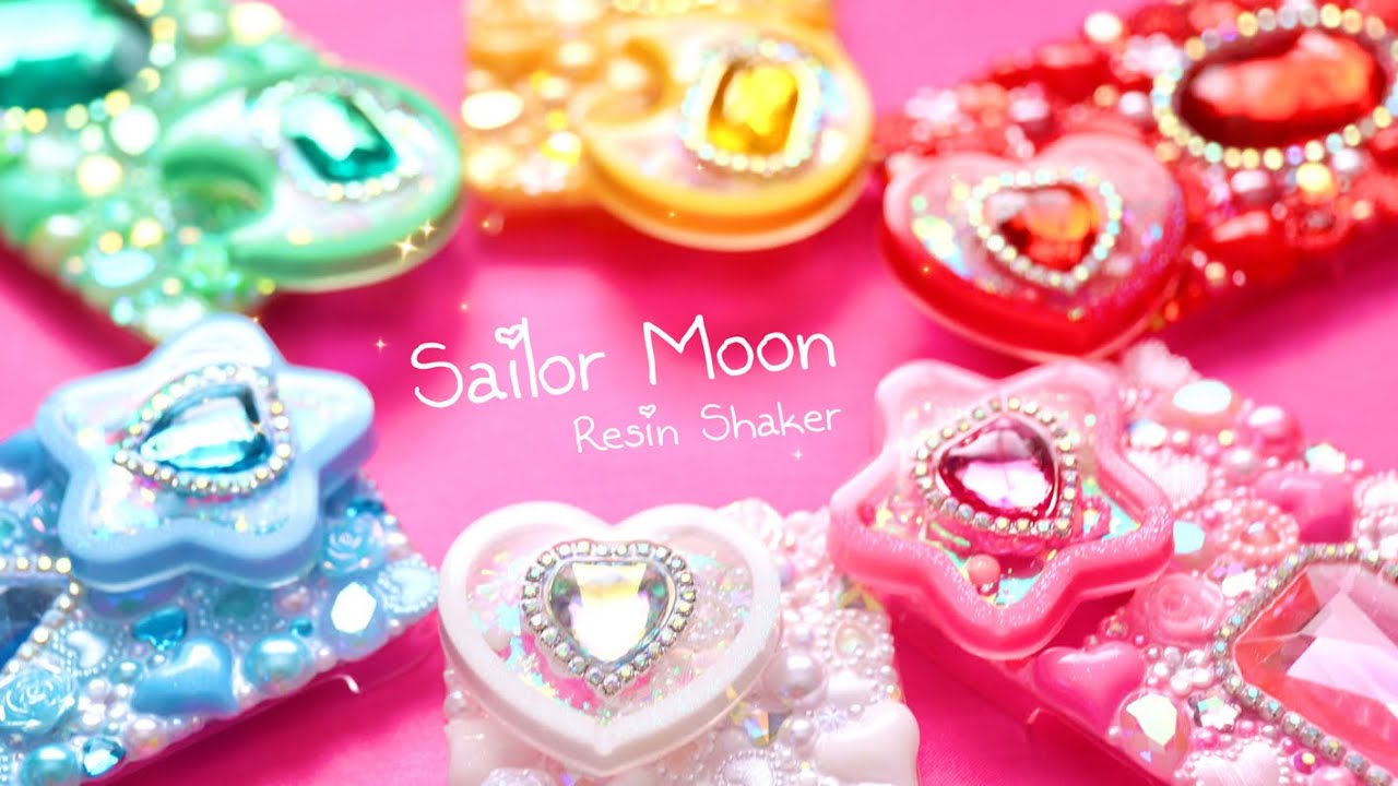 【レジン】セーラームーンのシェイカーを作る🌙DIY Sailor Moon Shaker｜Resin Tutorial