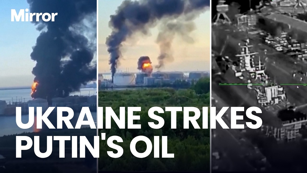 Украина НАНЕСЛА УДАР по нефтяным терминалам и кораблям Путина в Санкт-Петербурге в отместку за СМ...
