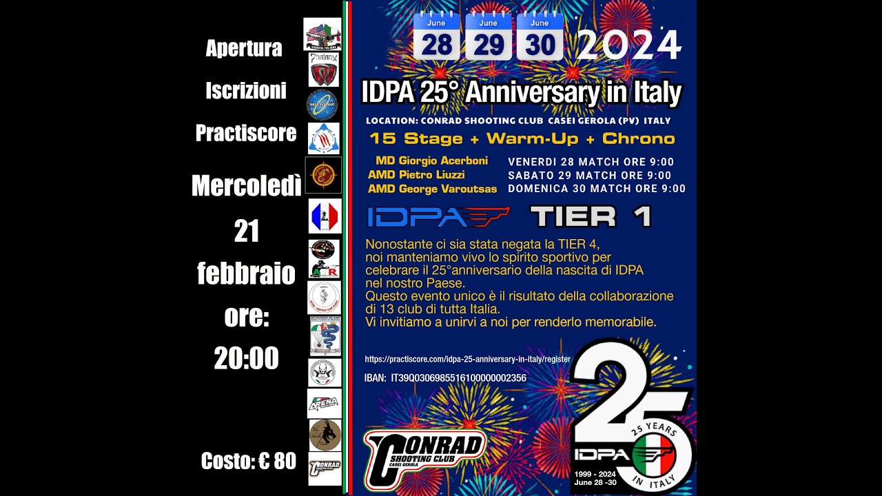 25° IDPA Italia