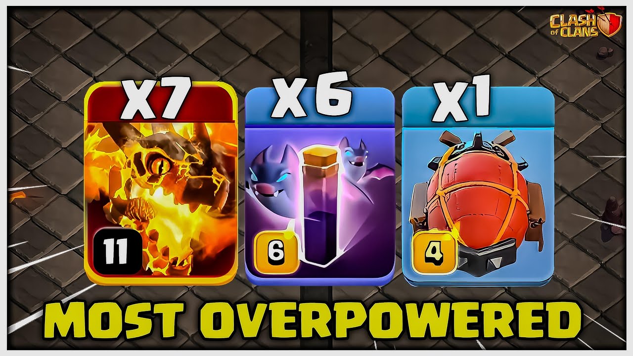 Th16 DragBat | Th16 Super Dragon Bat Spell | Best TH16 Attack Strategy In Clash Clans