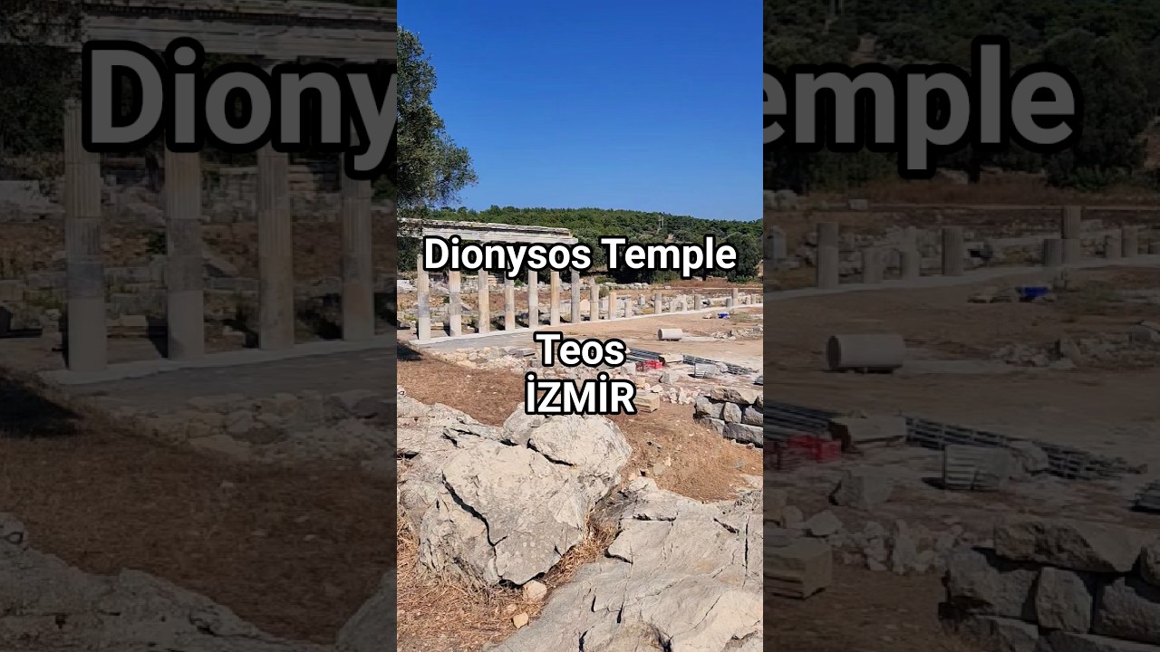 🇹🇷 Dionysos Temple, Ancient City of Teos, İZMİR