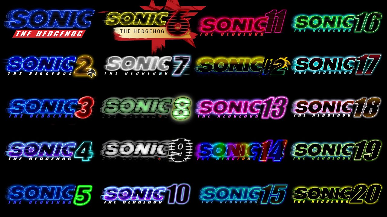 Todas las Películas de Sonic (Desde Sonic 1, hasta Sonic 20)