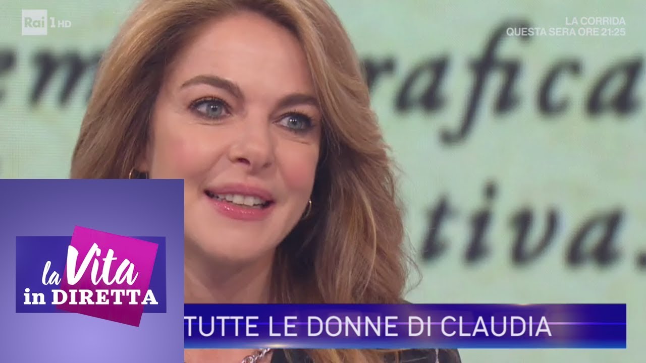 Intervista a Claudia Gerini - La vita in diretta 05/04/2019