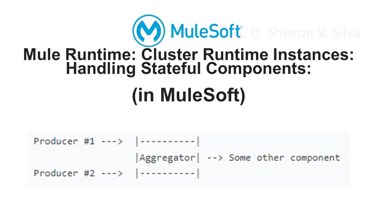 Mule Runtime: Cluster Runtime Instances: Handling Stateful Components:  (in MuleSoft)