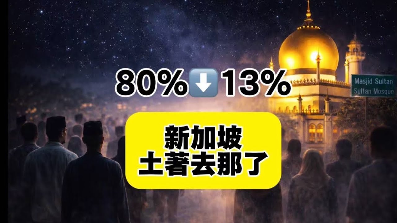 新加坡的土著去哪儿了？发生了什么事比例下降那么多？