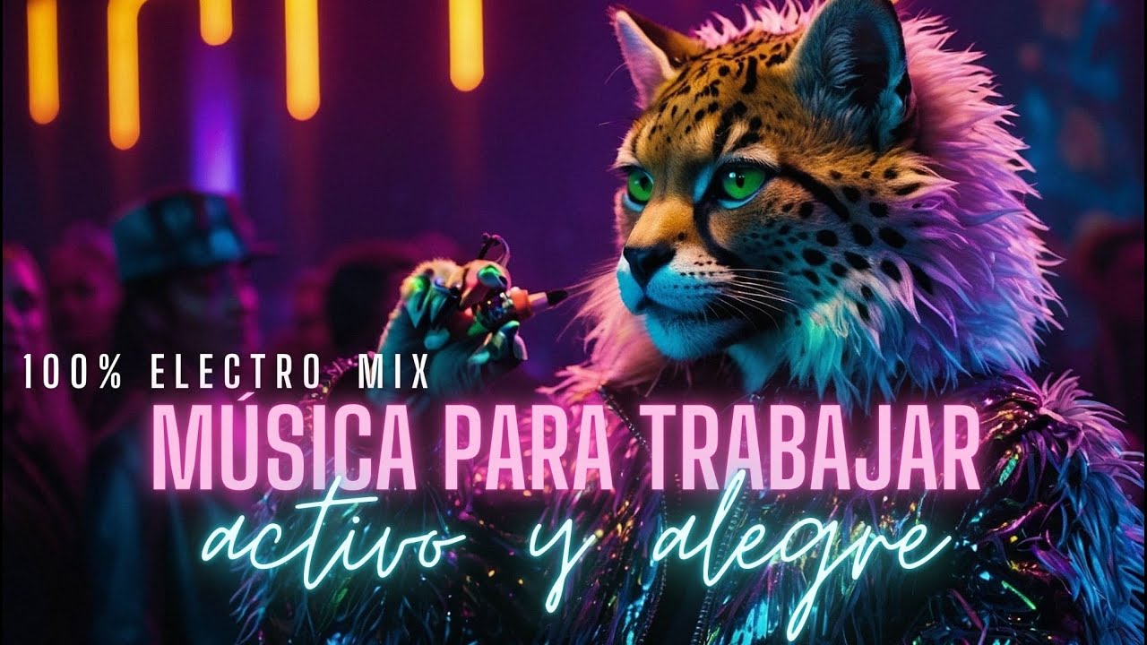 Musica Electro para Trabajar Activo y Alegre - Mix Alegre para Levantar el Animo
