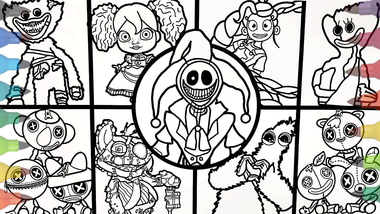 Poppy Playtime Chapter 5 New Coloring Pages / How To Color New Bosses and Monsters Poppy Playtime 5