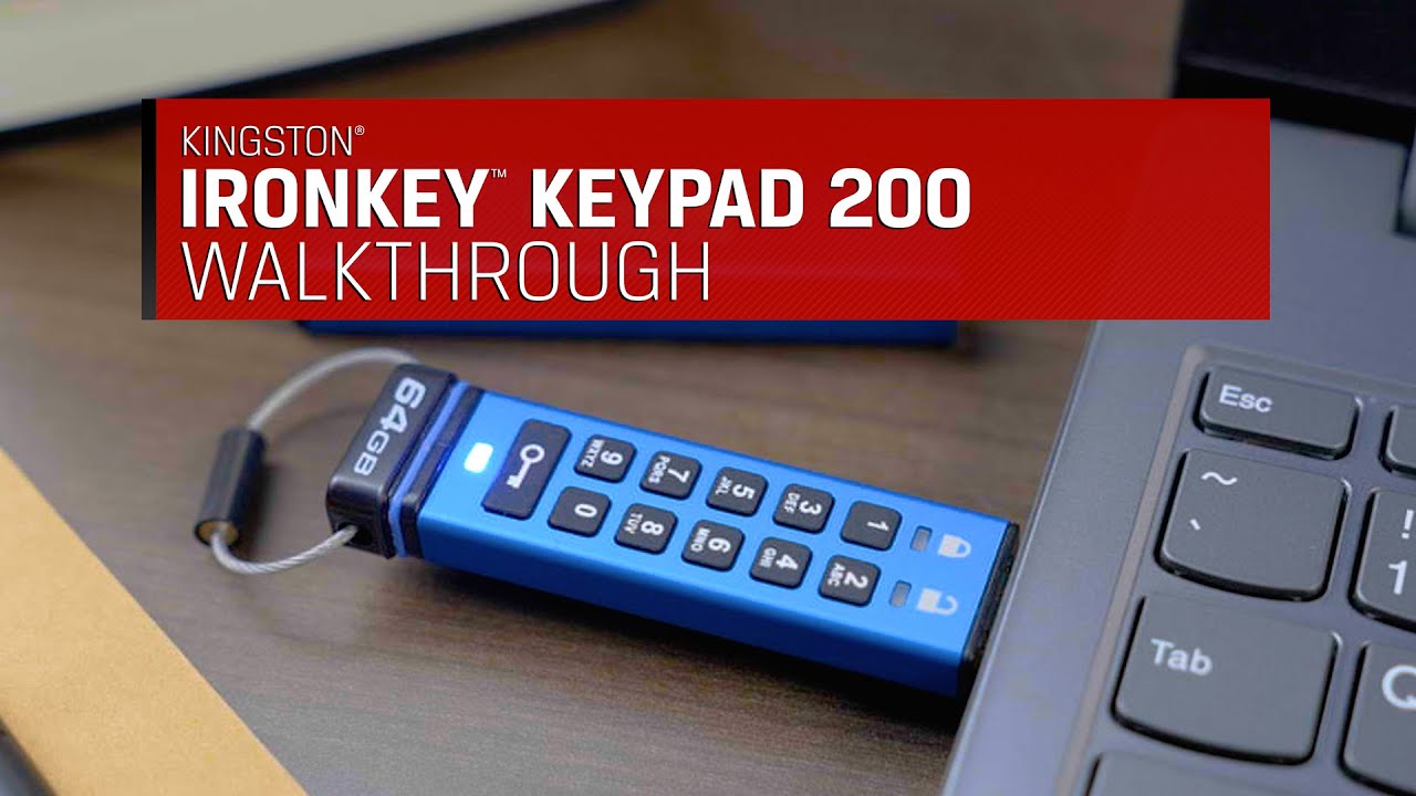 Kingston&reg; IronKey&trade; Keypad 200 Walkthrough