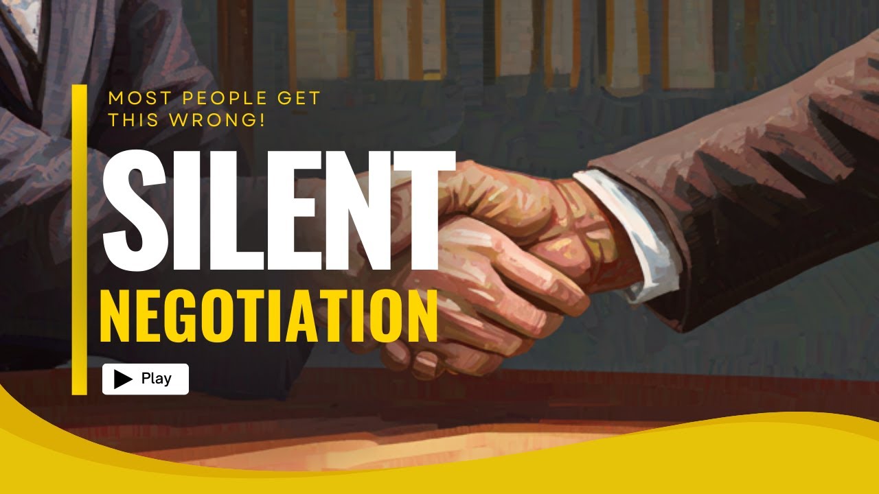 Silent Negotiation: HACK Body Language & Win Every Deal (Non-Verbal Power) | Negotiation Signals Ep9