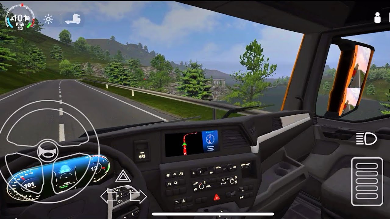 Way to Reach New Map Augsburg Full Route | Universal Truck Simulator (Version 1.9.7) Mobile Gameplay