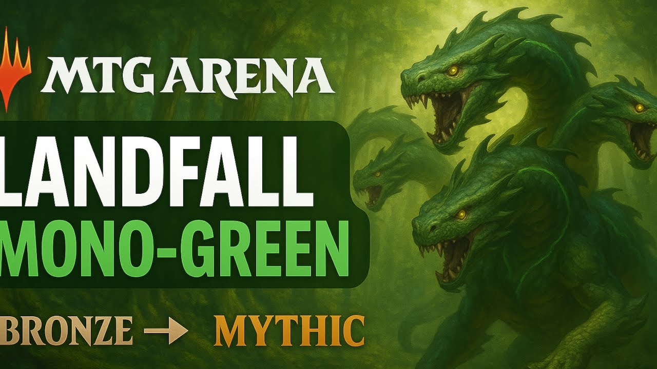 Hydra on the Hunt! 🌿 Crushing the Silver Ranks – Landfall Mono-Green to Gold (Part 1)