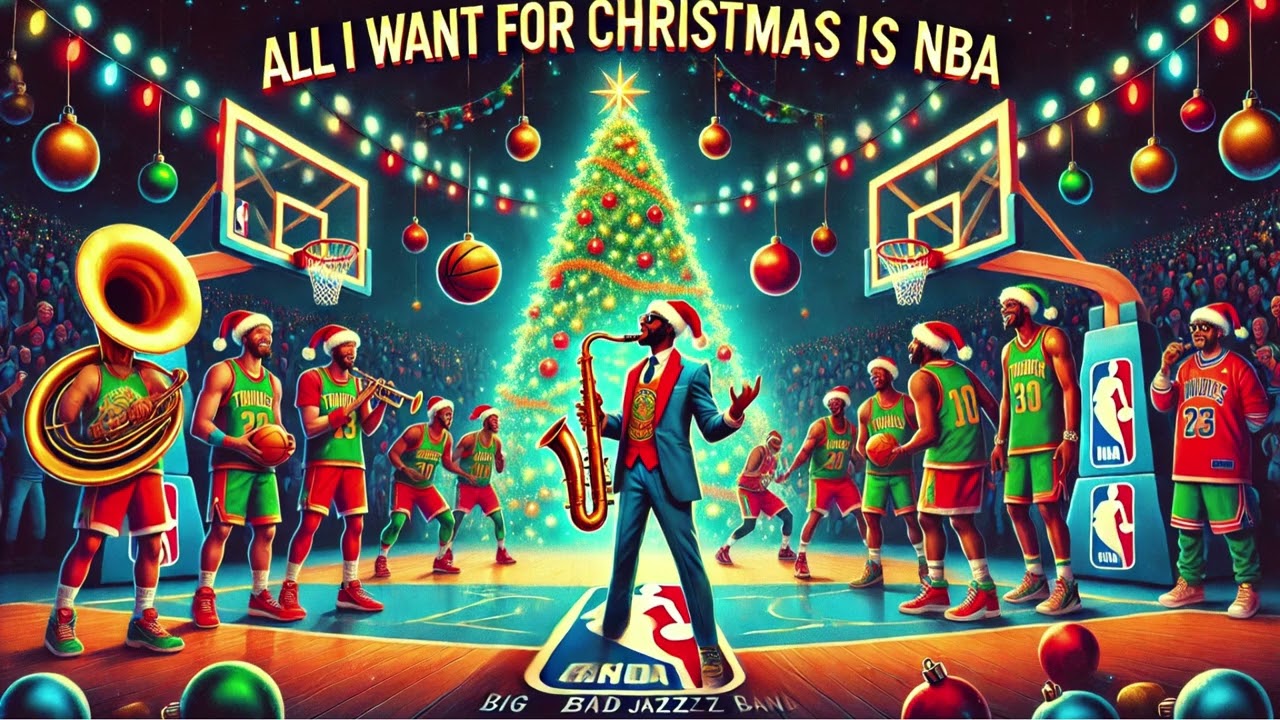 Thunder's Big Bad Jazz Band - All I Want for Christmas Is NBA