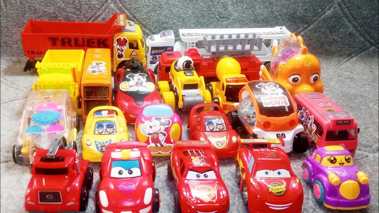 Disney Pixar Cars Unboxing Review | Lightning McQueen, Tow Mater, Doc Hudson, Sally Carrera, Cruz