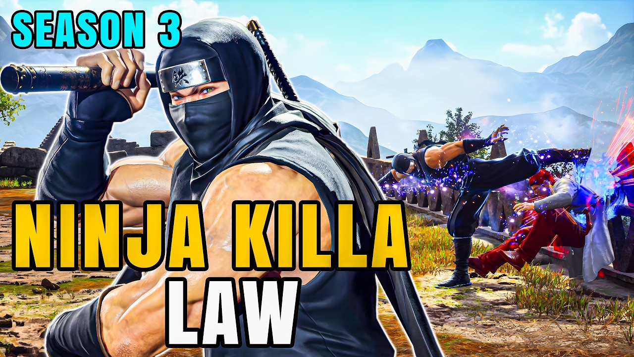NinjaKilla Law Season 3 High-Level Ranked Gameplay – Tekken 8