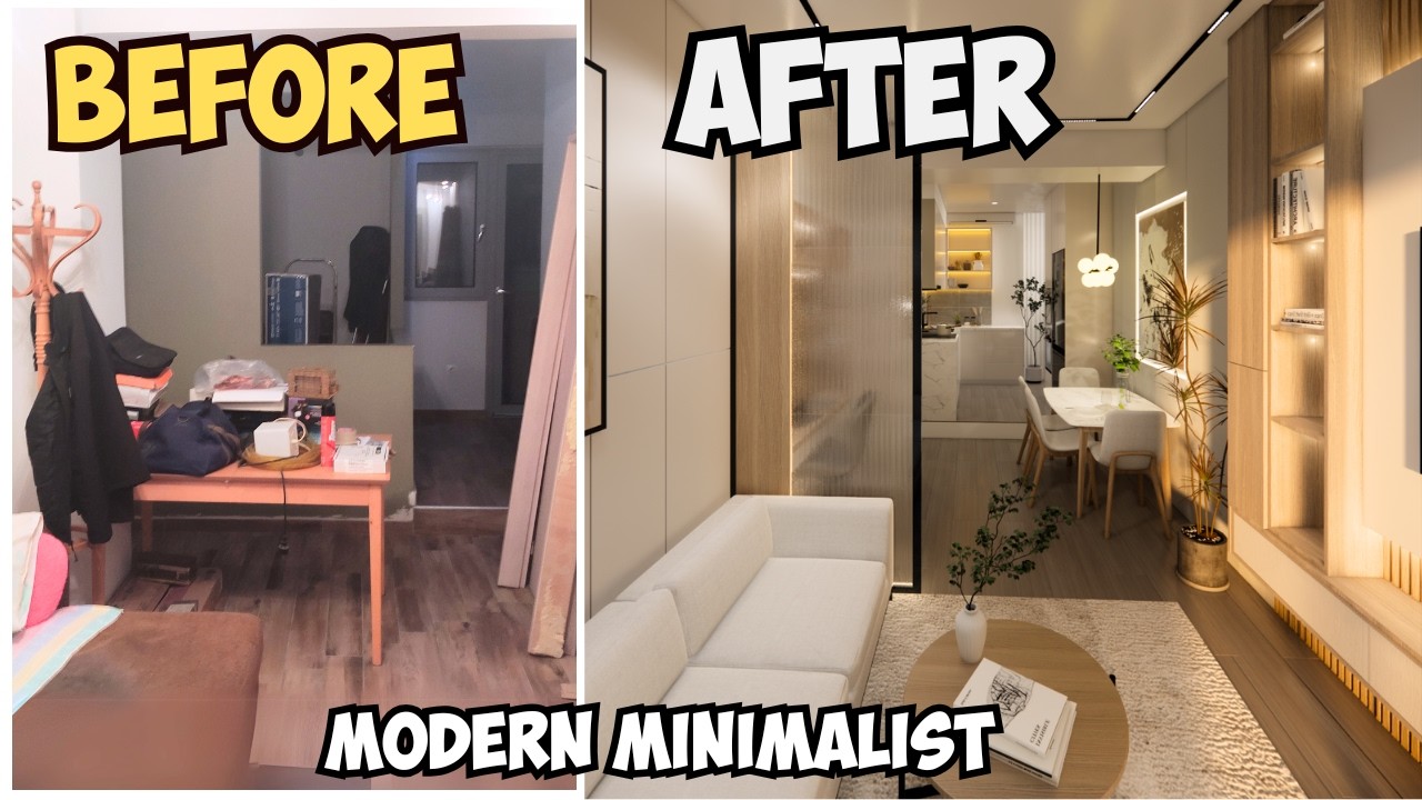 Redesigning Our Subscriber's APARTMENT to MODERN MINIMALIST: 6/100 FREE Home Interior Design