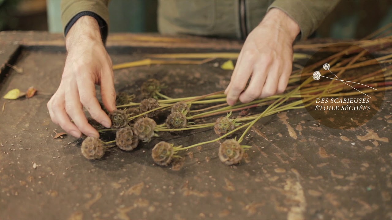 Réalisation d'un bouquet d'automne