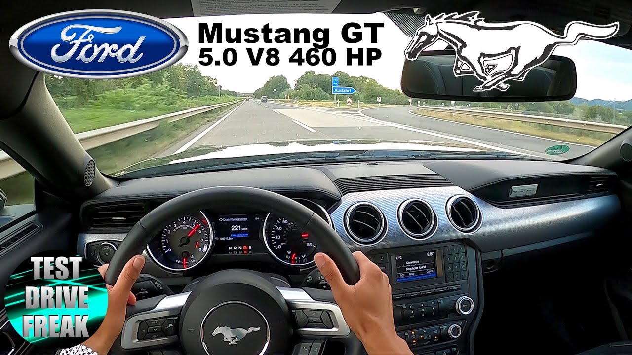 2018 Ford Mustang GT 5.0 V8 460 HP TOP SPEED AUTOBAHN DRIVE POV
