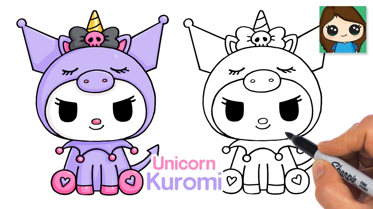 How to Draw Unicorn Kuromi | Sanrio