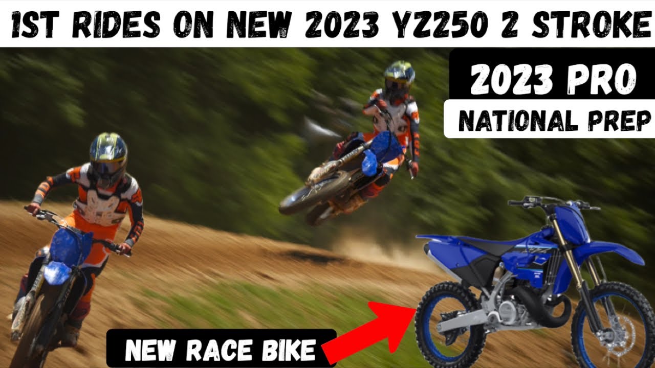 1st Rides on BRAND NEW 2023 YZ250 2 Stroke - We’re Back in it!!
