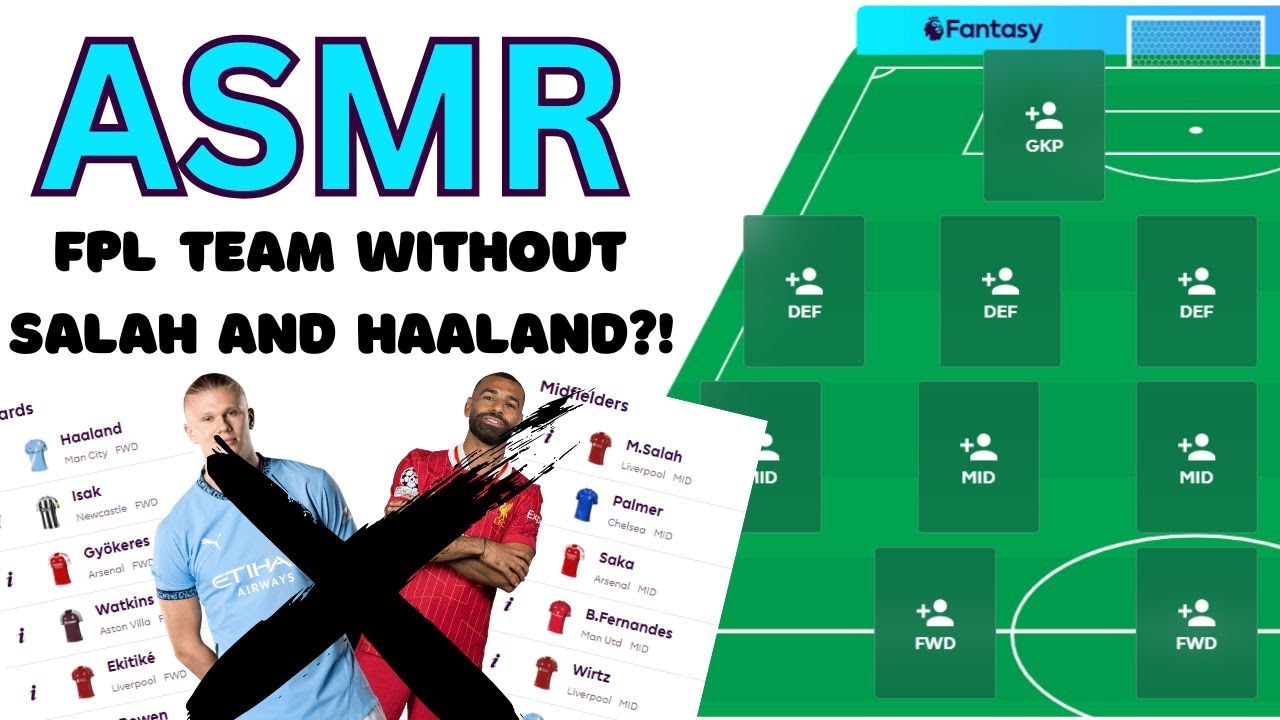 My FPL Team Selection for Gameweek 1 - NO SALAH?! | ASMR Football
