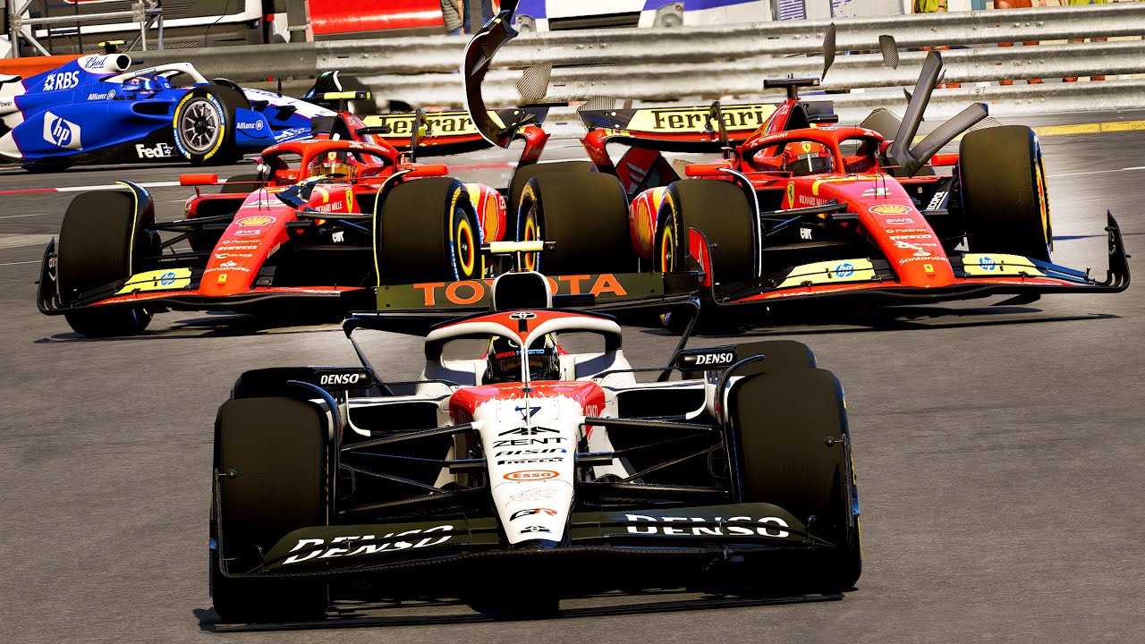 Monaco MADNESS as Lapped Cars cause Last Lap Drama!
