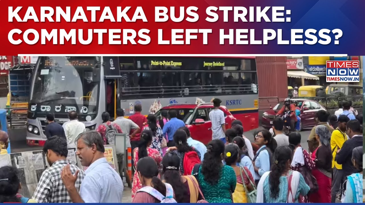 Karnataka Paralyzed! KSRTC Staffs Call Indefinite Strike, Commuters Helpless Without Buses?