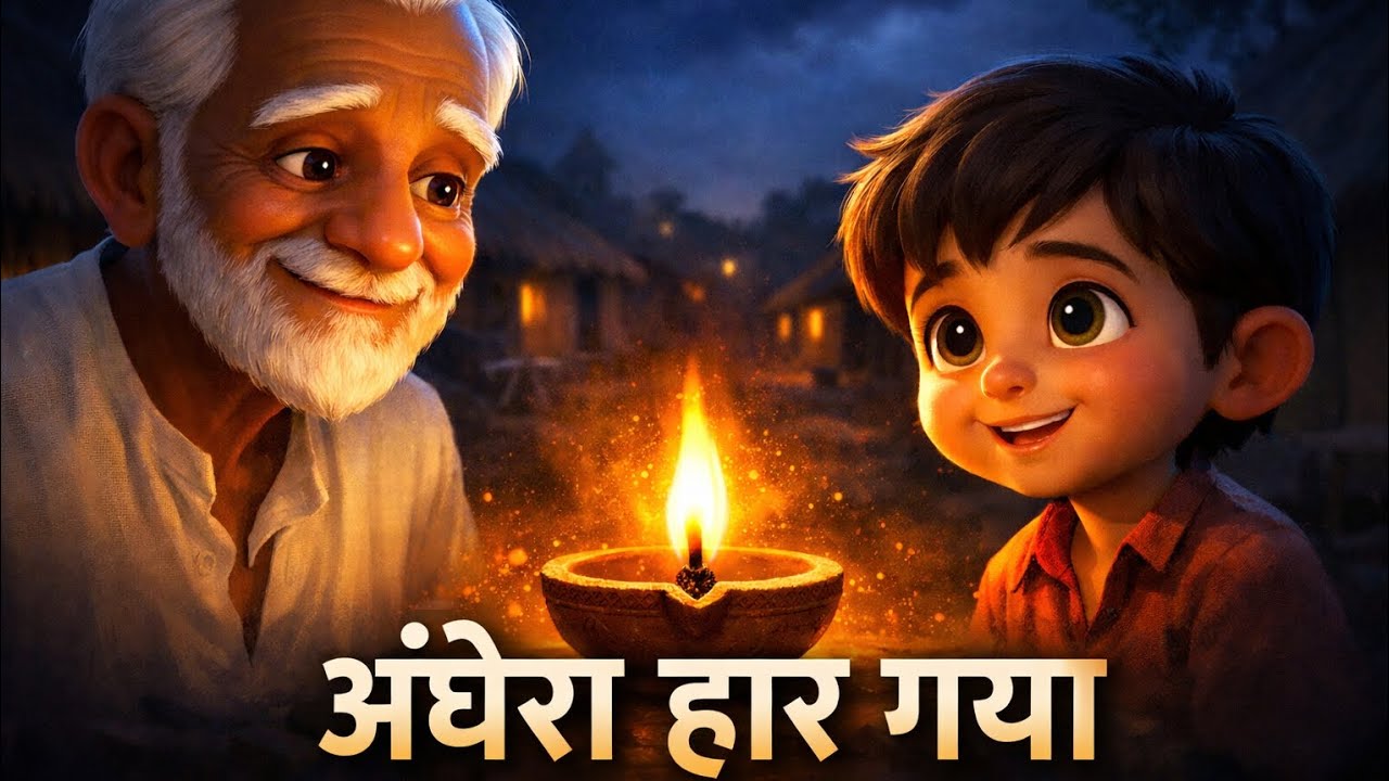 Emotional Moral Story in Hindi | जिस दीये का मज़ाक उड़ाया गया, वही सबको बचा गया 😢