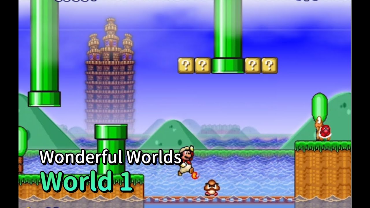 Mario Forever Wonderful Worlds · World 1 Walkthrough