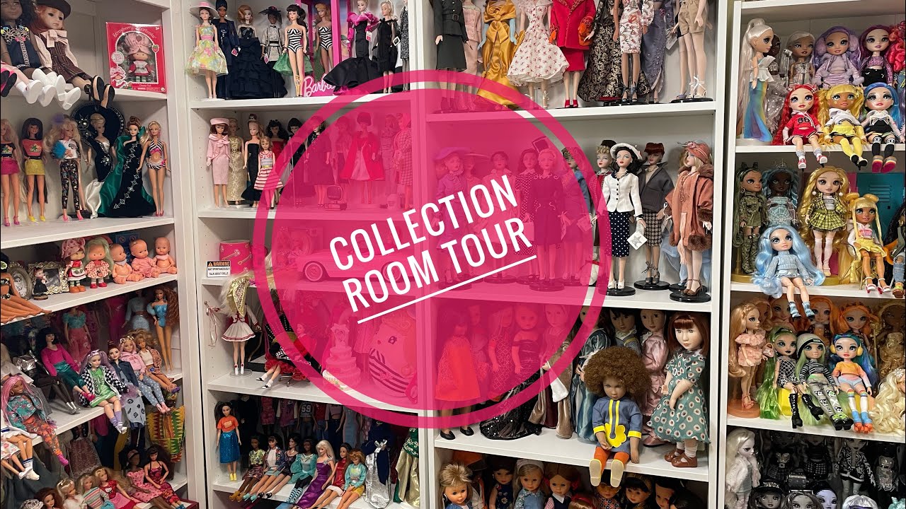 Doll collection room tour Barbie Gene LOL OMG Rainbow High Nancy Famosa Pullip American Girl