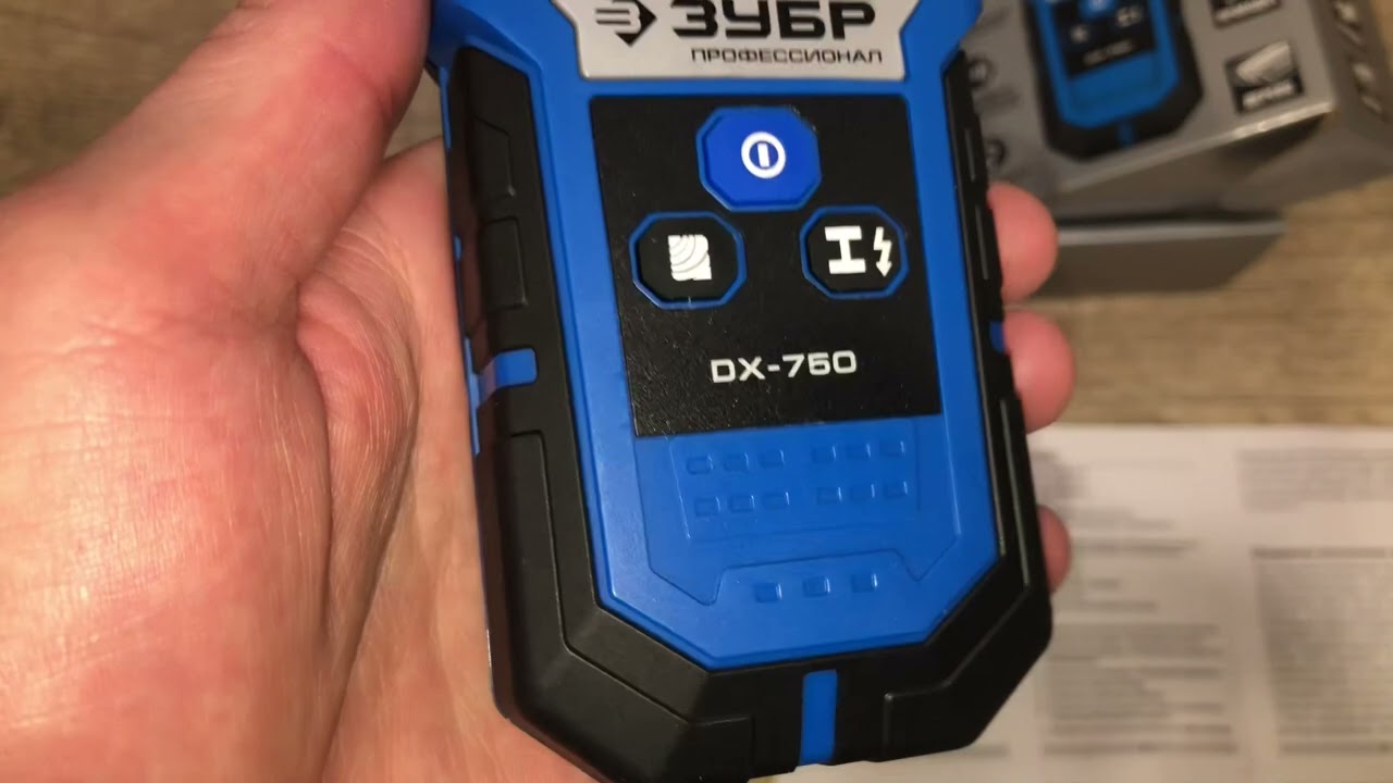 Детектор проводки ЗУБР 100мм DX-750, Артикул: 45260