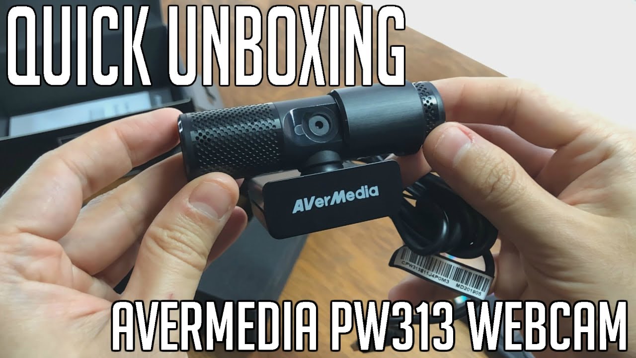 AVerMedia LIVE Streamer CAM 313 Unboxing