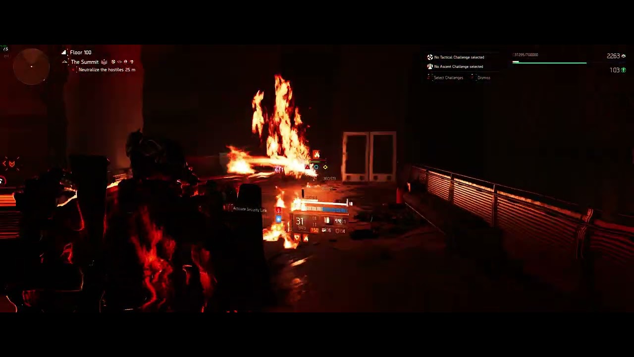 The Division 2 - Summit - Floor 100 Hunter Fight (Heroic Solo)