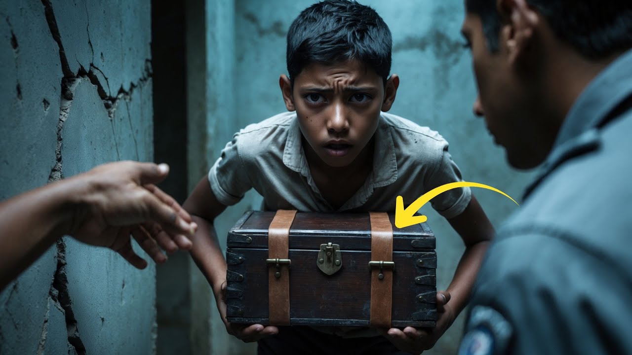 O MENINO ÓRFÃO RECUSAVA-SE A ENTREGAR A CAIXA... 📦👮‍♂️ E A VERDADE ESCONDIDA DENTRO PAROU TUDO 😳